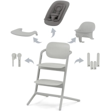 Cybex Lemo 4in1 Highchair Bundle - Suede Grey