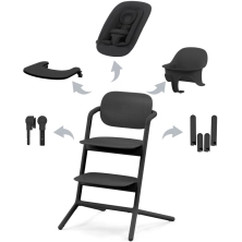 Cybex Lemo 4in1 Highchair Bundle - Stunning Black