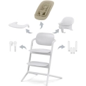 Cybex Lemo 4in1 Highchair Bundle - All White