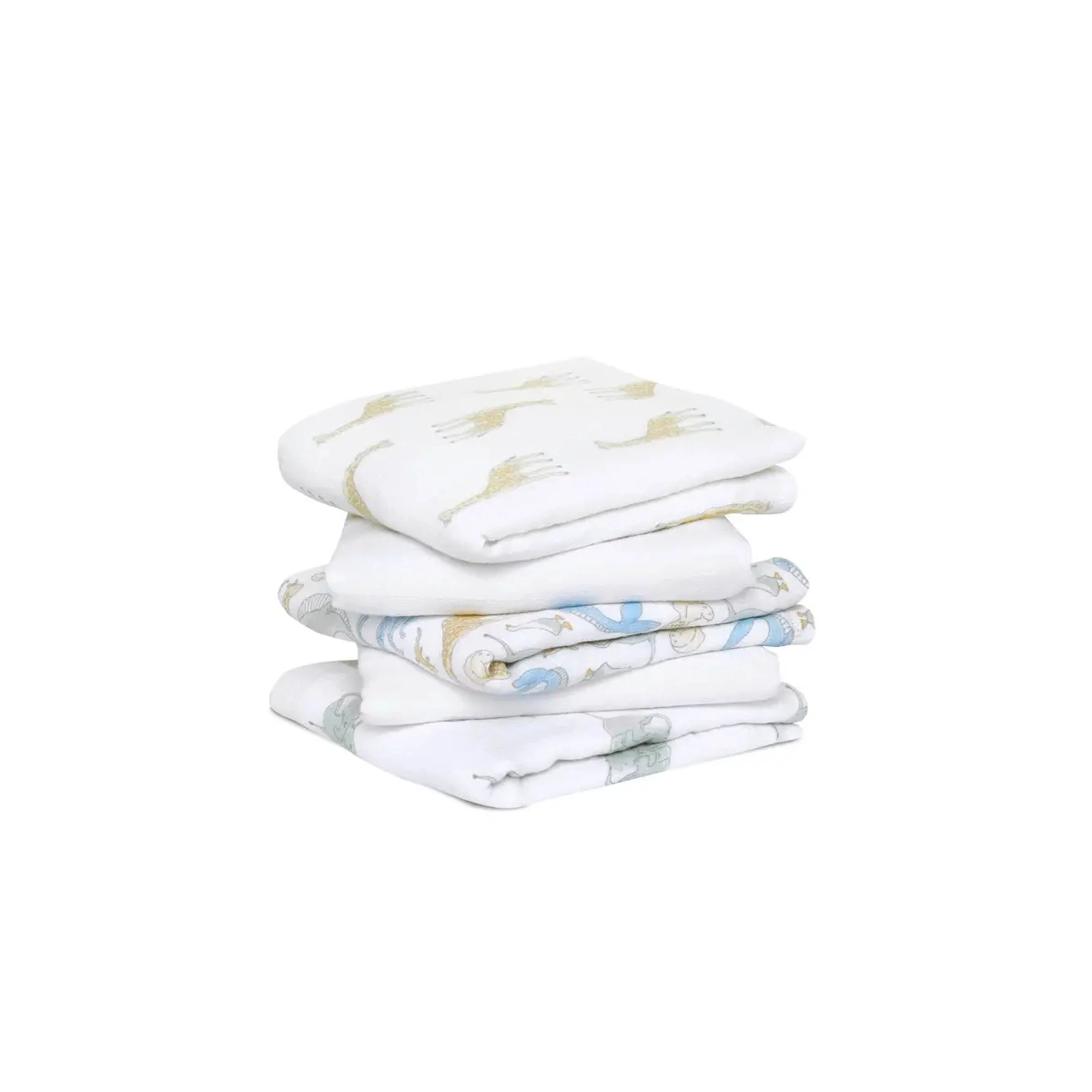 Aden Anais Pack of 5 Essentials Cotton Muslin Squares - Natural History 23-19