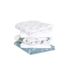 Aden + Anais Pack of 5 Essentials Cotton Muslin Squares - Dino Jungle (23-19-285)