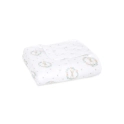 Aden + Anais Essentials Cotton Muslin Blanket - Blushing Bunnies/Bunny Portrait (23-19-299)