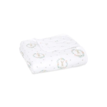 Aden + Anais Essentials Cotton Muslin Blanket - Blushing Bunnies/Bunny Portrait (23-19-299)