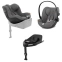 Cybex Modular G-Line Group 0+/1 Bundle - Lava Grey