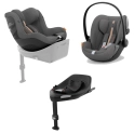 Cybex Modular G-Line Group 0+/1 Bundle - Lava Grey