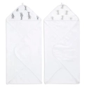 Aden + Anais Pack of 2 Essential Hooded Towel - Safari Babes (23-19-350)