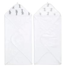 Aden + Anais Pack of 2 Essential Hooded Towel - Safari Babes (23-19-350)