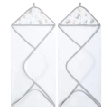 Aden + Anais Pack of 2 Essential Hooded Towel - Dumbo New Heights (23-19-351)