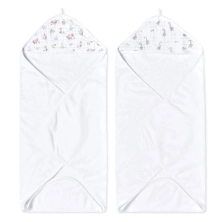 Aden + Anais Pack of 2 Essential Hooded Towel - Country Floral (23-19-360)