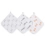 Aden + Anais Pack of 3 Essential Cotton Muslin Washcloth - Safari Babes