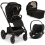 Nuna Mixx Next Generation (Cloud T) Car Seat Bundle - Caviar (New 2024)