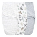 Aden + Anais Pack of 3 Essential Easy Swaddle Wrap 1.0 TOG 0-3 Months - Toile (23-19-389)