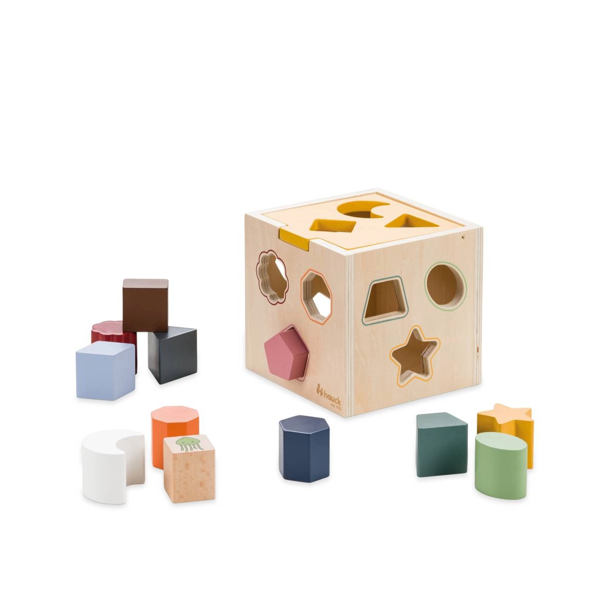 Hauck Sort N Tidy Wooden Sorting Cube
