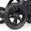 Ickle Bubba Stomp Luxe Black Frame Travel System With Stratus i-Size Carseat & Isofix Base-Midnight