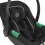 Ickle Bubba Stomp Luxe Black Frame Travel System with Cirrus i-Size Carseat & Isofix Base - Midnight/Tan