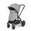 Ickle Bubba Stomp Luxe Bronze Frame Travel System With Stratus i-Size Carseat & Isofix Base-Pearl Grey