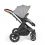 Ickle Bubba Stomp Luxe Bronze Frame Travel System With Stratus i-Size Carseat & Isofix Base-Pearl Grey