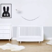 SnuzKot Skandi Cot Bed - White