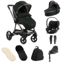 egg® 3 Stroller Luxury 8 Piece Bundle with Cybex Cloud T Car Seat - Black Olive