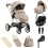 egg® 3 Luxury 8 Piece Bundle with Cybex Cloud T Car Seat - Carbonite