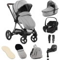 egg® 3 Stroller Luxury 8 Piece Bundle with Maxi Cosi Pebble 360 Pro Car Seat - Glacier