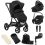 egg® 3 Luxury 8 Piece Bundle with Maxi Cosi Pebble 360 Pro Car Seat - Houndstooth Black