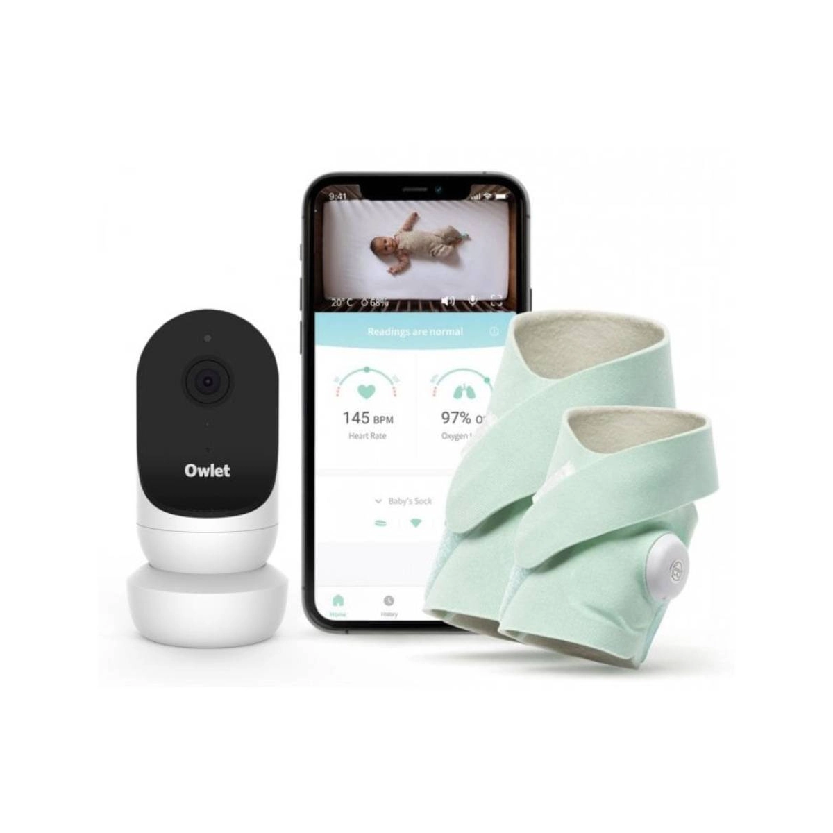 Owlet Monitor Duo PLUS / Smart Sock 3 + Ca...