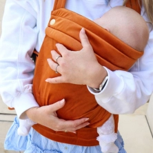 Bizzi Growin Nomad Baby Carrier - Cinnamon Orange
