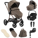 egg® 3 Stroller Luxury 8 Piece Bundle with Maxi Cosi Pebble 360 Pro Car Seat - Mink