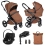 Anex L-Type Travel System with Cloud G Car Seat - Frost