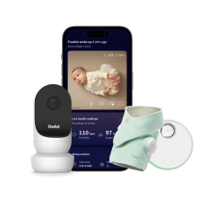 Owlet Dream Sock Baby Monitor & Cam 2 Bundle - Mint