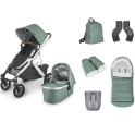 UPPAbaby Vista V2 2in1 Pram System + 5 Piece Accessory Pack - Emmett