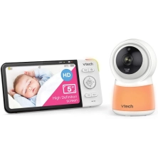 Vtech RM5754 HD 5″ Smart Wi-Fi Enabled Video Baby Monitor