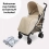 My Babiie MB51 Dani Dyer Lightweight Stroller - Sand (MB51DDSA)