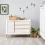 Gaia Hera Dresser - Scandi White/Natural