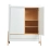 Gaia Hera Wardrobe - Scandi White/Natural