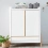 Gaia Hera Wardrobe - Scandi White/Natural