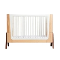 Gaia Hera Complete Sleep Cot - Natural/Walnut