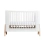 Gaia Hera Complete Sleep Cot - Scandi White/Natural