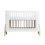 Gaia Hera Complete Sleep Cot - Scandi White/Natural