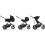 Cybex Avi Spin Pushchair - Moon Black/Black