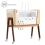 Gaia Hera Co-Sleep Crib with Mattress - Natural/Walnut