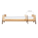 Gaia Hera Junior Bed Extension - Natural/Walnut