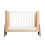 Gaia Hera Complete Sleep Cot & Co-Sleep Crib with Mattress - Natural/Walnut