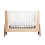 Gaia Hera Complete Sleep Cot & Co-Sleep Crib with Mattress - Natural/Walnut