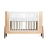 Gaia Hera Complete Sleep Cot & Co-Sleep Crib with Mattress - Natural/Walnut