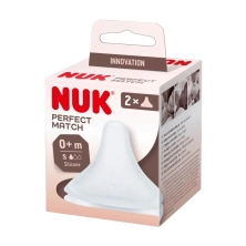 NUK Perfect Match Teat Slow Flow Pack of 2