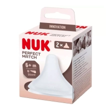 NUK Perfect Match Teat Universal Flow Pack of 2