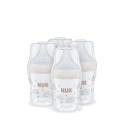 NUK Perfect Match 4 Piece Set 260ML Bottles - Rainbow Heart