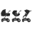 Maxi Cosi Fame 9 Piece Complete Travel System - Twillic Black